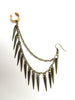 Brass Spike Ear Cuff (Single)