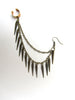 Brass Spike Ear Cuff (Single)